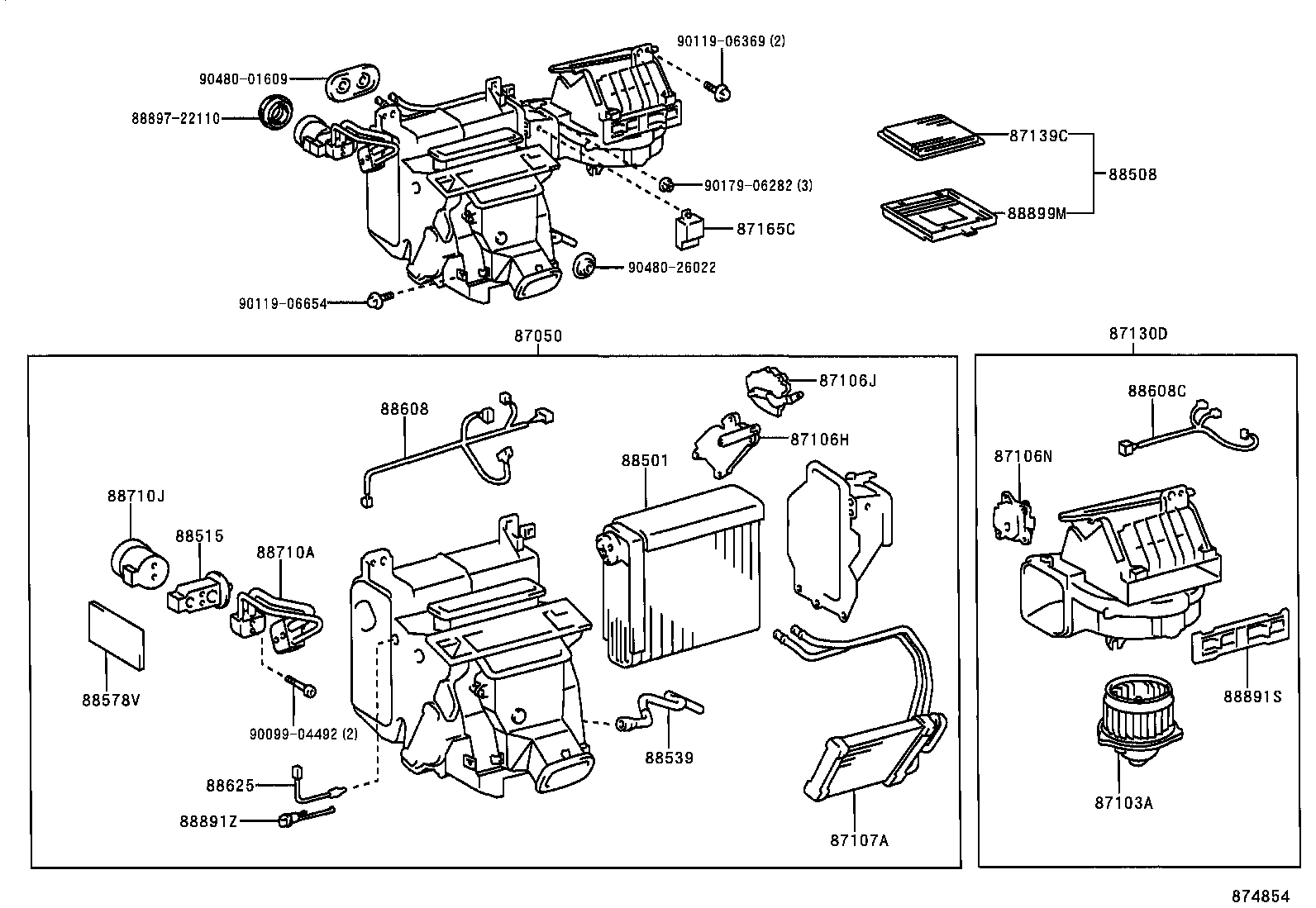 TOYOTA 87139-48020 - Фильтр воздуха в салоне autospares.lv