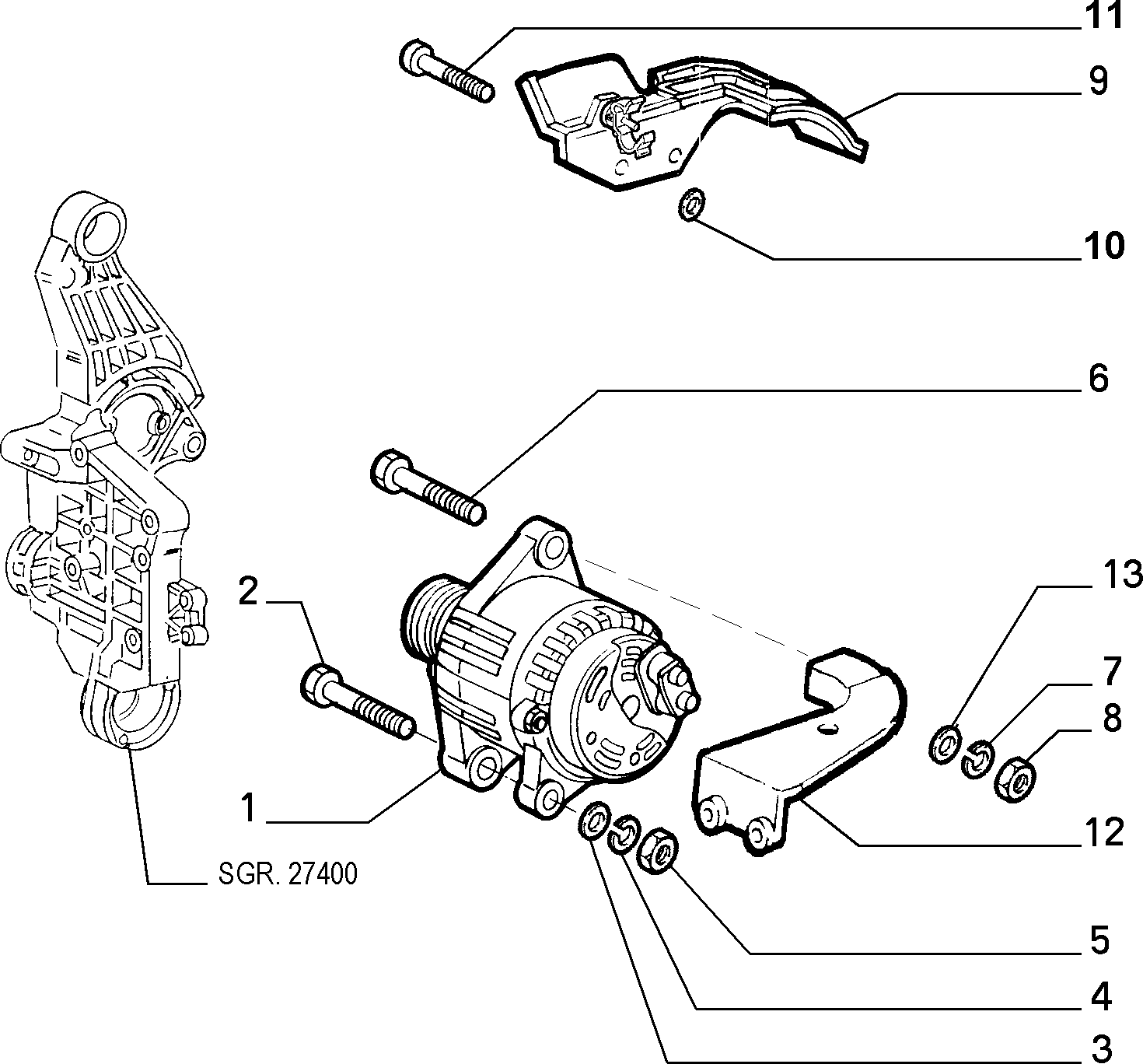 FERRARI 467 6583 6 - Генератор autospares.lv