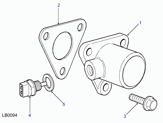 ROVER/AUSTIN ERR 2081 - Датчик, температура охлаждающей жидкости autospares.lv