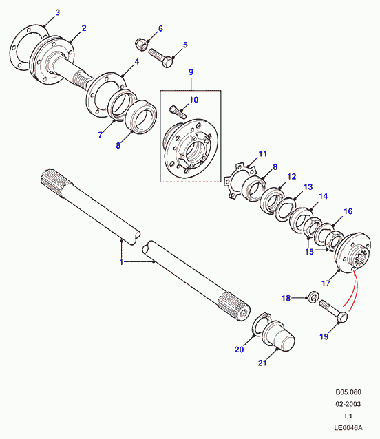 Rover 549473 - Подшипник ступицы колеса, комплект autospares.lv