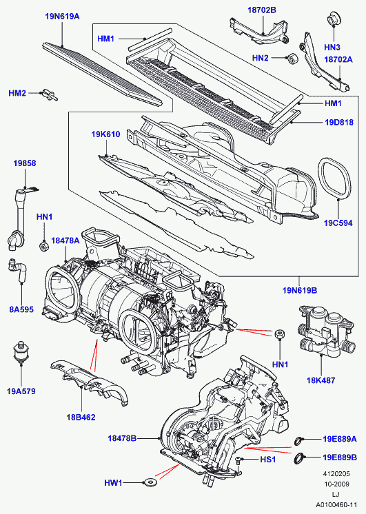 Rover JMO000010 - Фильтр воздуха в салоне autospares.lv