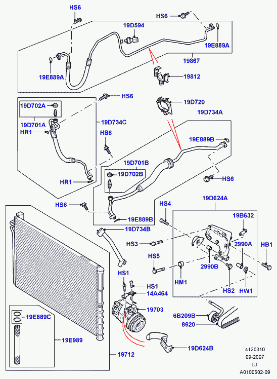 ROVER/AUSTIN JPB000110 - Компрессор кондиционера autospares.lv