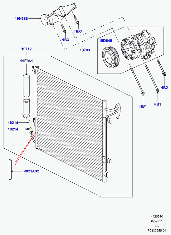 ROV/TRI/JAG/AUS/MG JPB000173 - Компрессор кондиционера autospares.lv