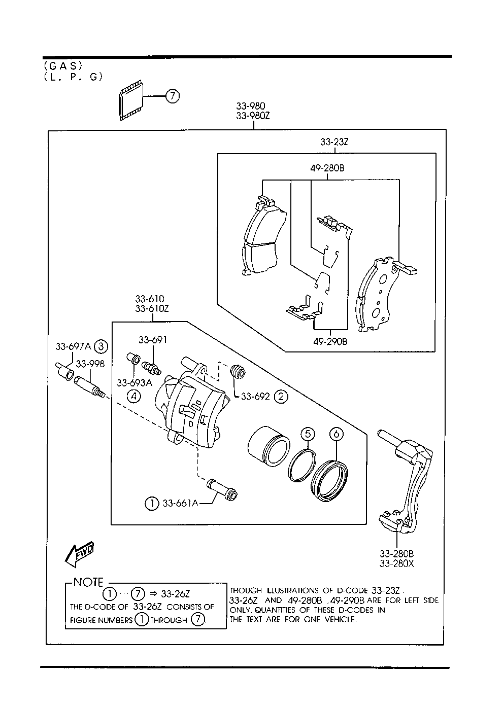 FORD CBY1-33-23ZF - PAD SET,FRT CALIPER autospares.lv