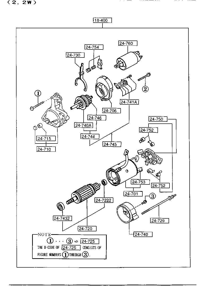 MAZDA 8599-24-750 - Кронштейн, угольная щетка autospares.lv