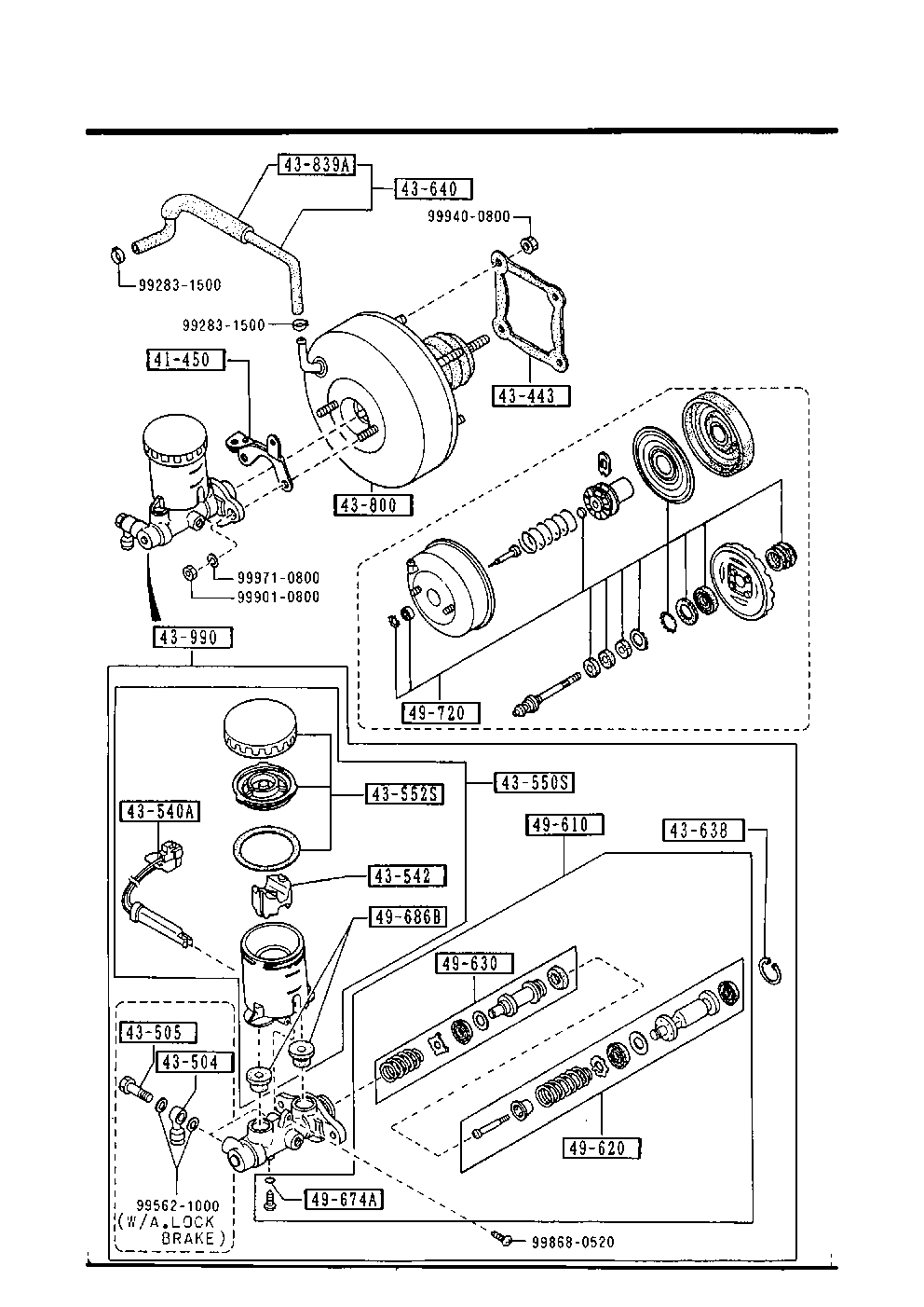 MAZDA GJ83-43-40Z - Главный тормозной цилиндр autospares.lv