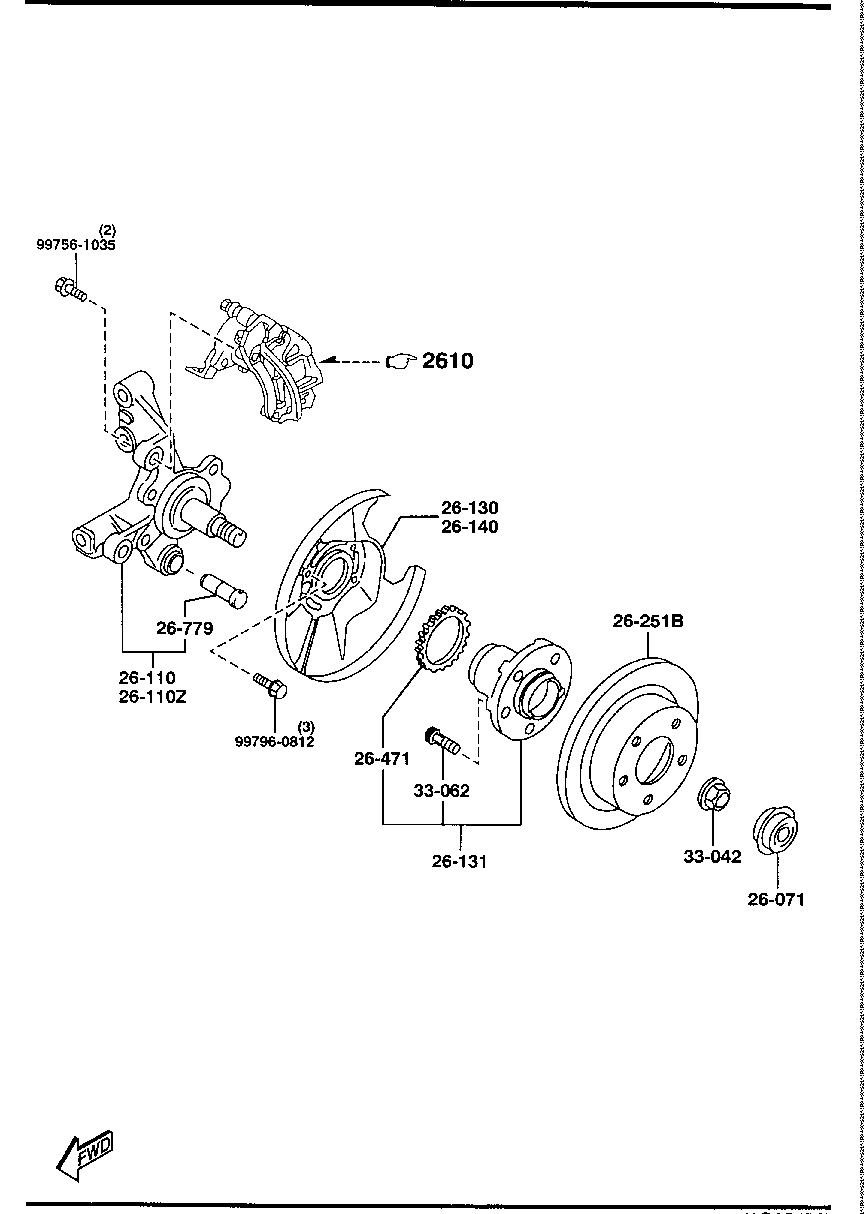 MAZDA GTYF-26-251C - Тормозной диск autospares.lv