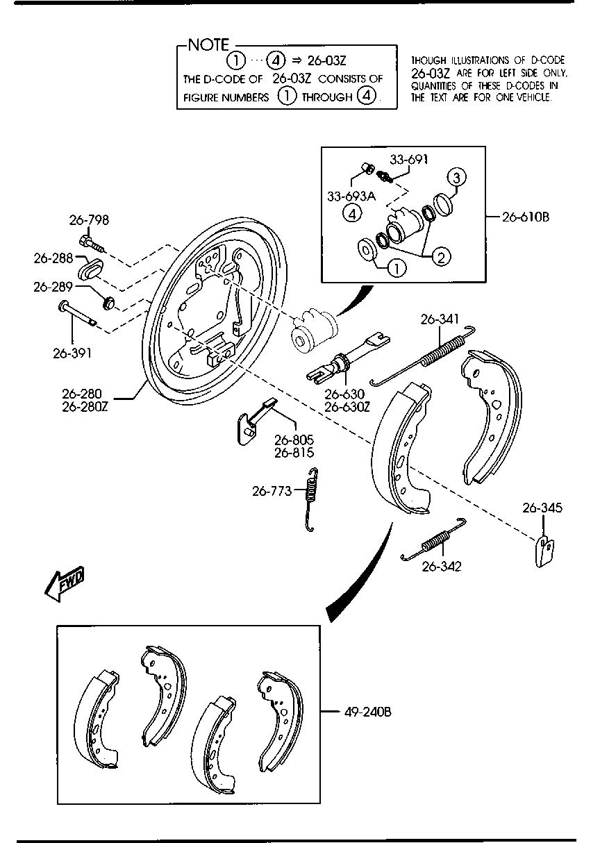 Opel DF71-26-610 - Колесный тормозной цилиндр autospares.lv