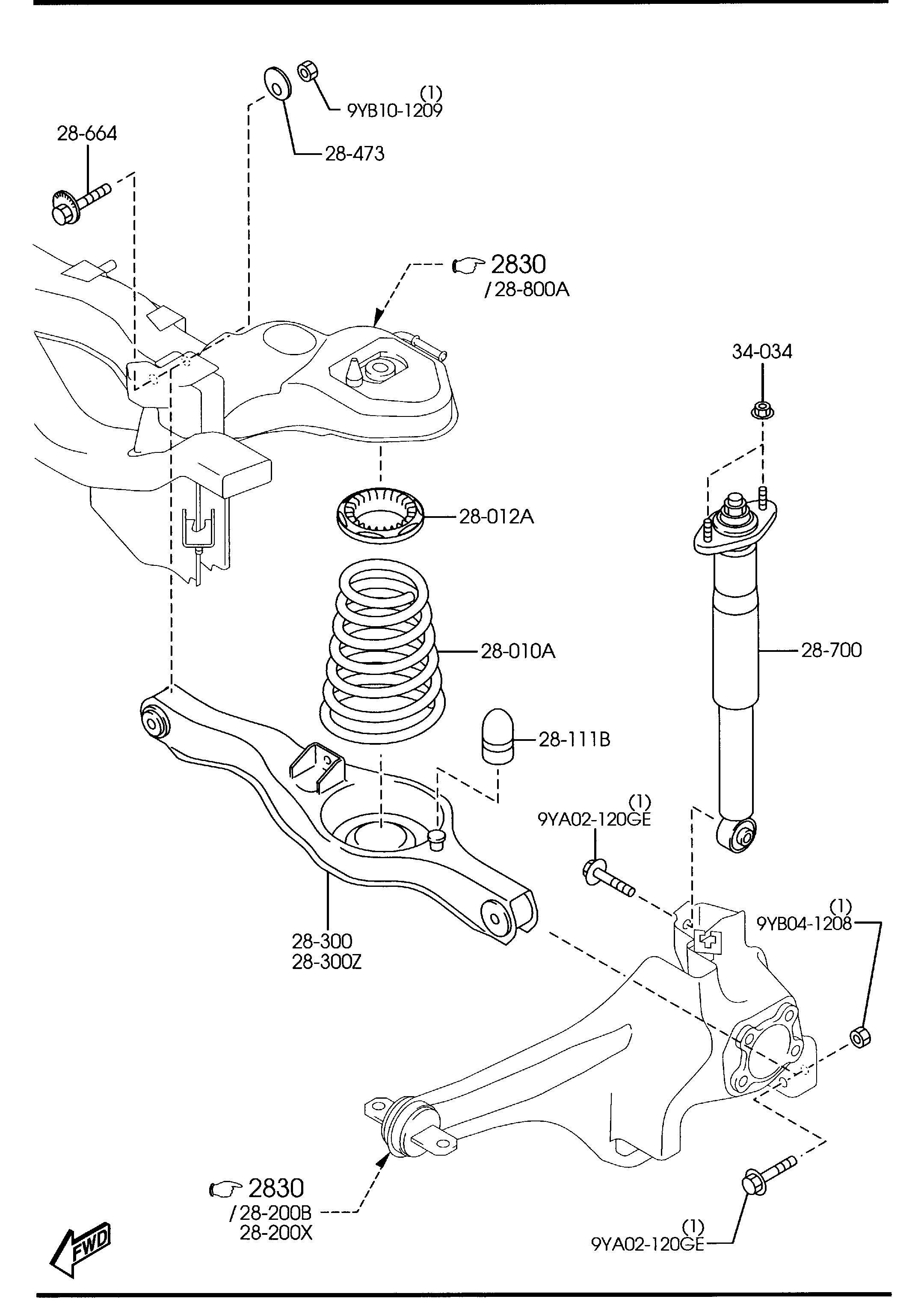 Rover EG21-28-910E - Опора стойки амортизатора, подушка autospares.lv