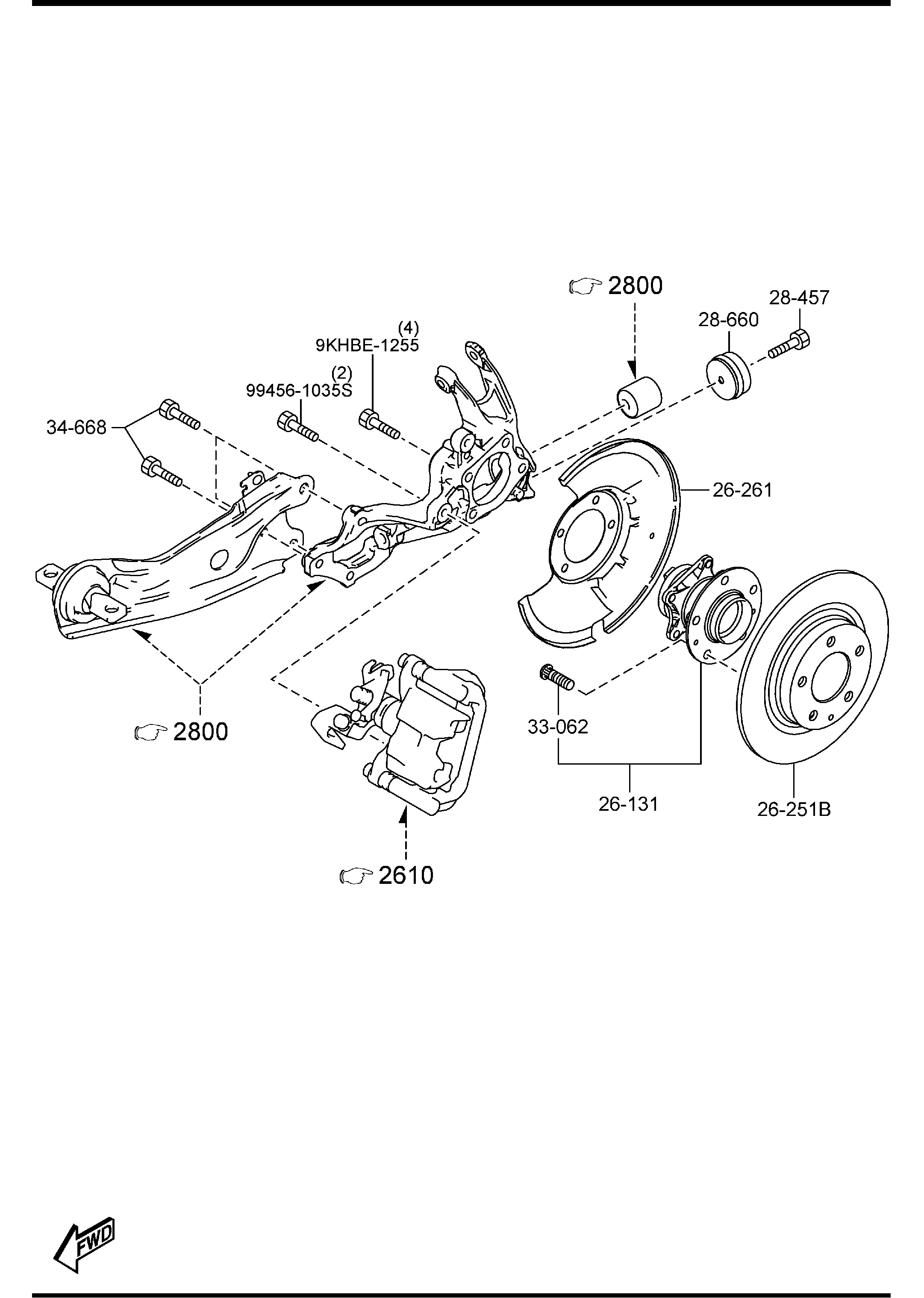 MAZDA GK2Y-26-251H - Тормозной диск autospares.lv