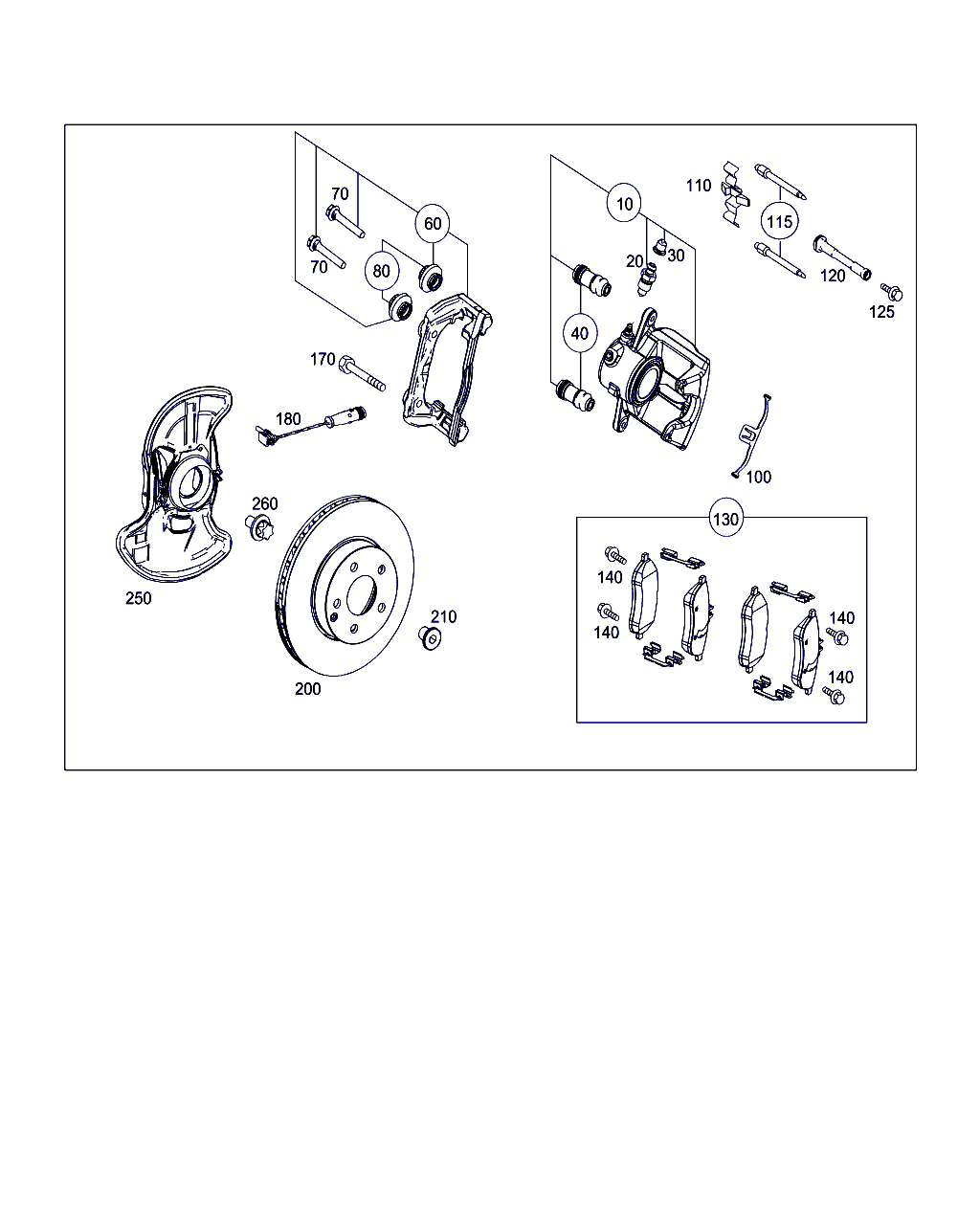 Mercedes-Benz (BBDC) A 006 420 28 20 - Тормозные колодки, дисковые, комплект autospares.lv