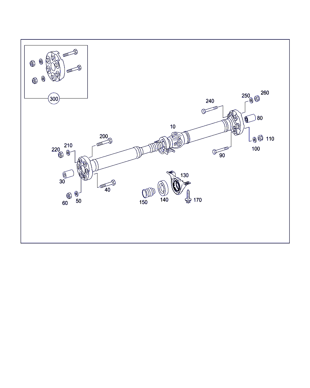 Mercedes-Benz A 007 990 02 04 - Воротковый винт, карданный вал autospares.lv