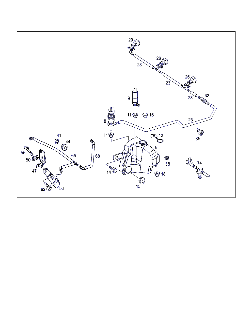 Mercedes-Benz A 009 997 09 81 - Прокладка, насос омытеля / бачок омывателя autospares.lv