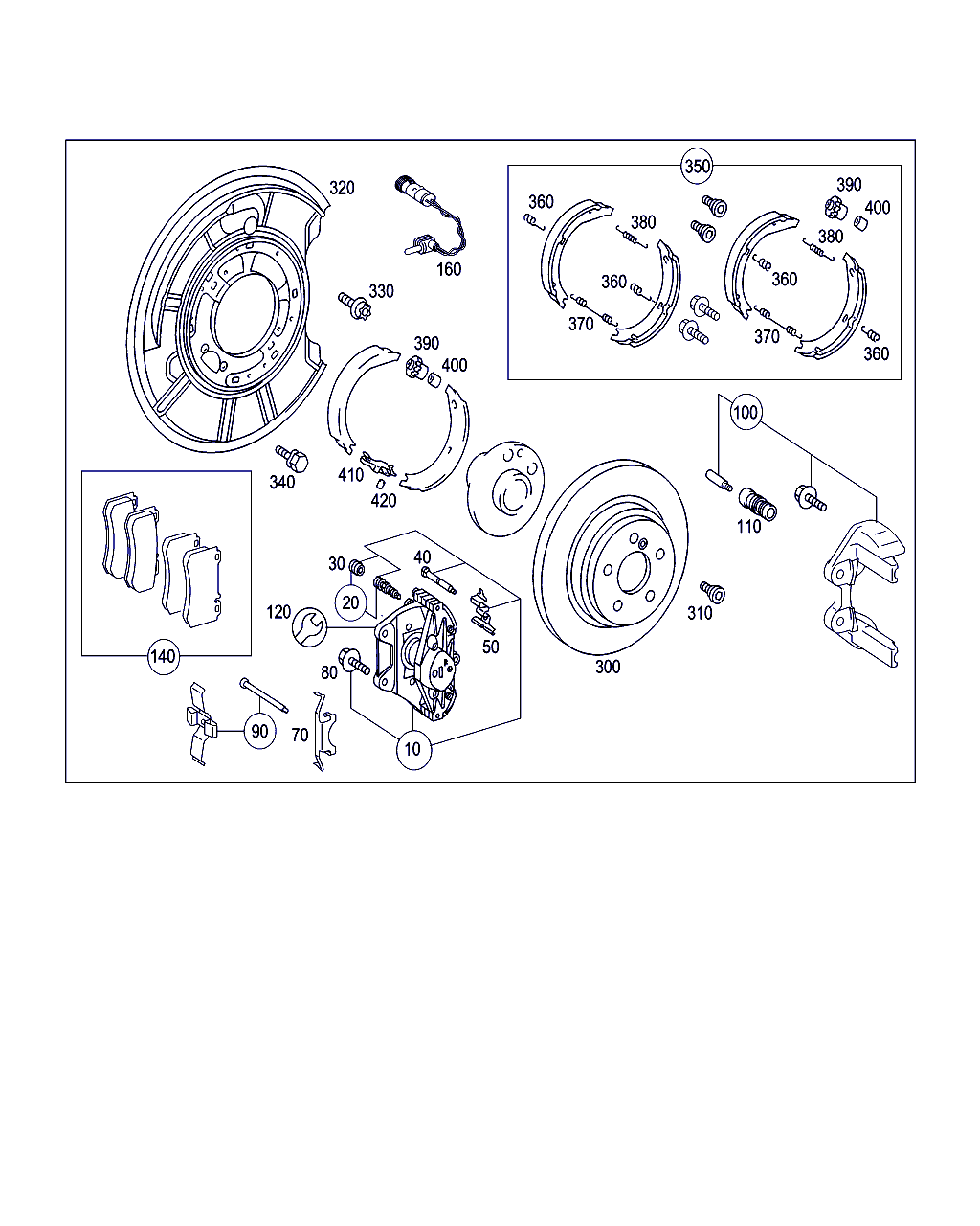 Mercedes-Benz A 003 420 19 20 - Тормозные колодки, дисковые, комплект autospares.lv