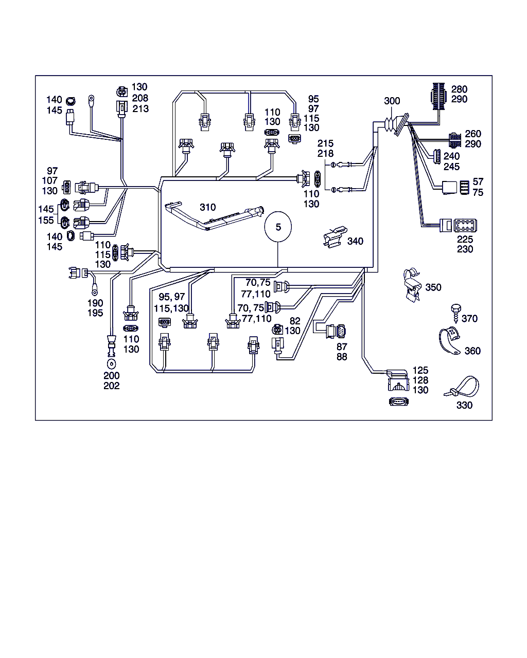 Mercedes-Benz A 210 540 20 81 - Кабельный комплект, основная фара autospares.lv