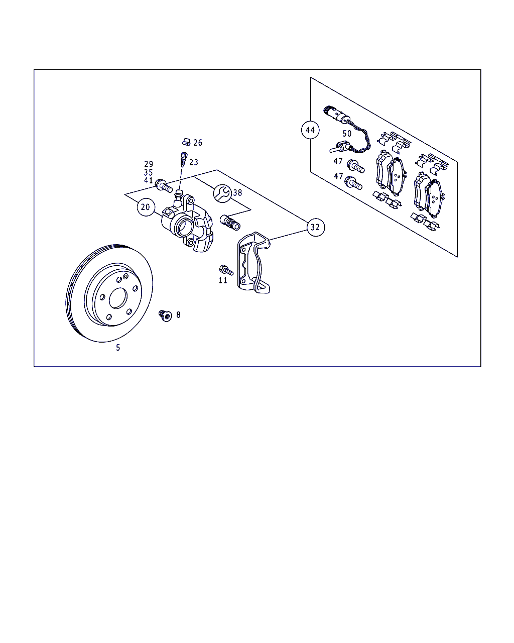 Mercedes-Benz A 414 420 02 20 - Тормозные колодки, дисковые, комплект autospares.lv