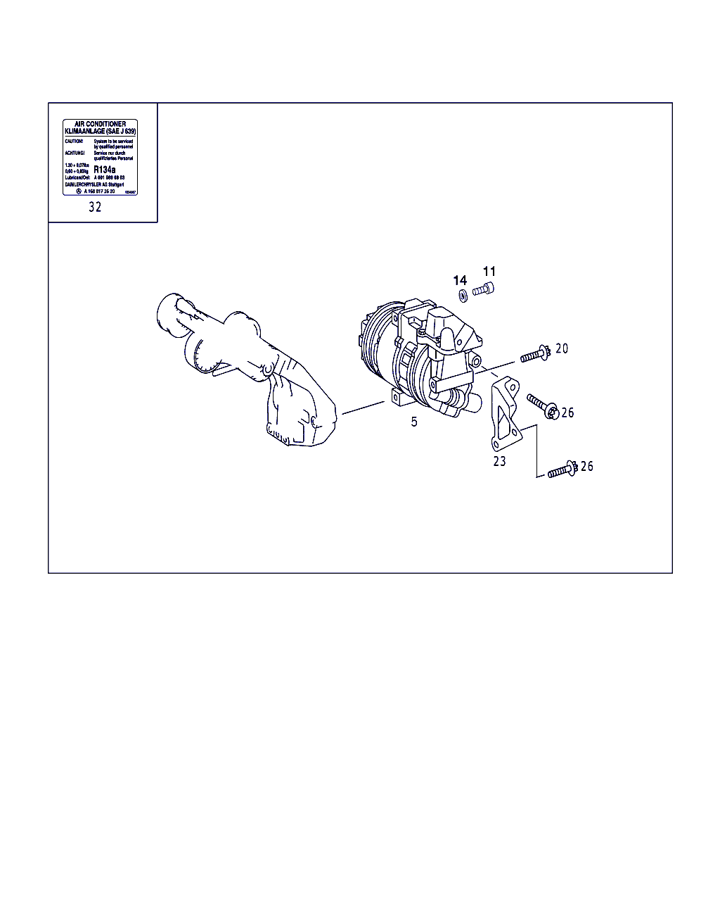 OM A 000 230 94 11 - REFRIGERANT COMPRESSOR autospares.lv