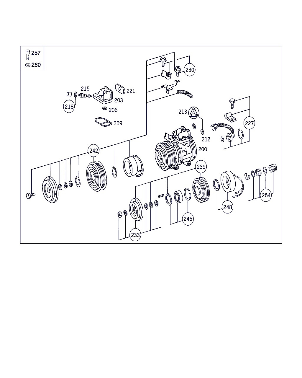 Mercedes-Benz A 000 230 00 11 - Компрессор кондиционера autospares.lv