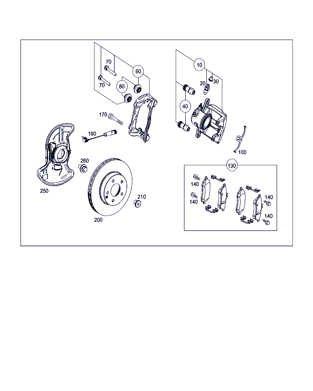 Mercedes-Benz A 005 420 09 20 - Тормозные колодки, дисковые, комплект autospares.lv