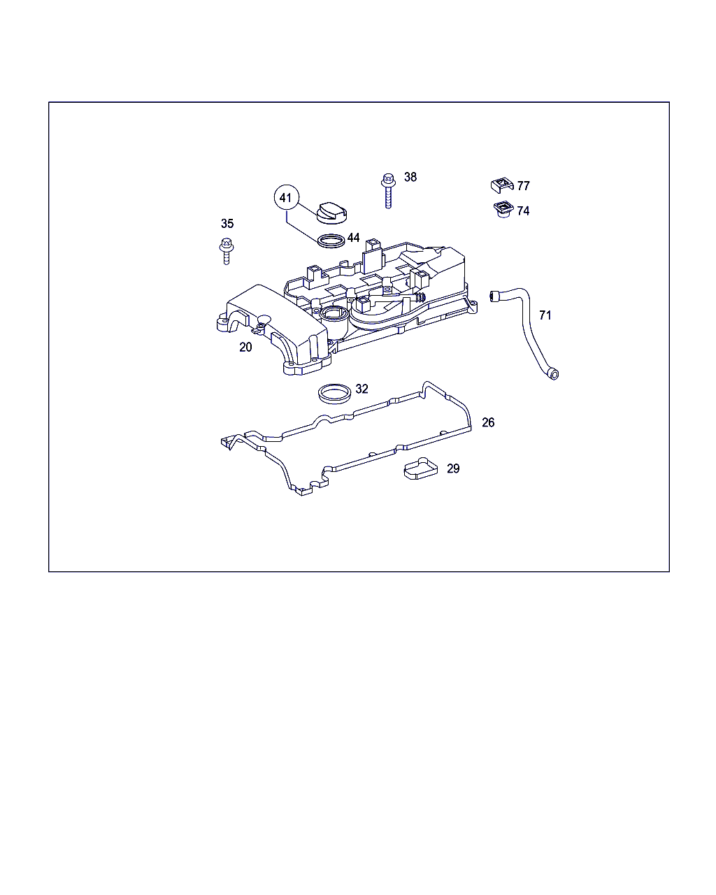 Mercedes-Benz A 271 016 01 21 - Прокладка, крышка головки цилиндра autospares.lv