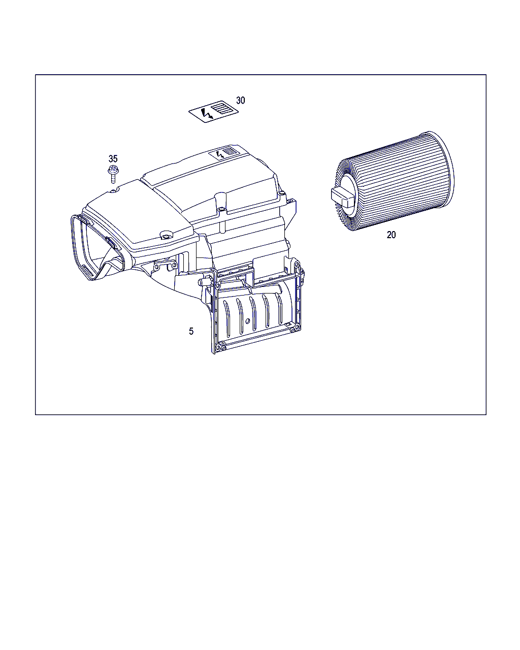 Mercedes-Benz A 271 094 02 04 - Воздушный фильтр, двигатель autospares.lv