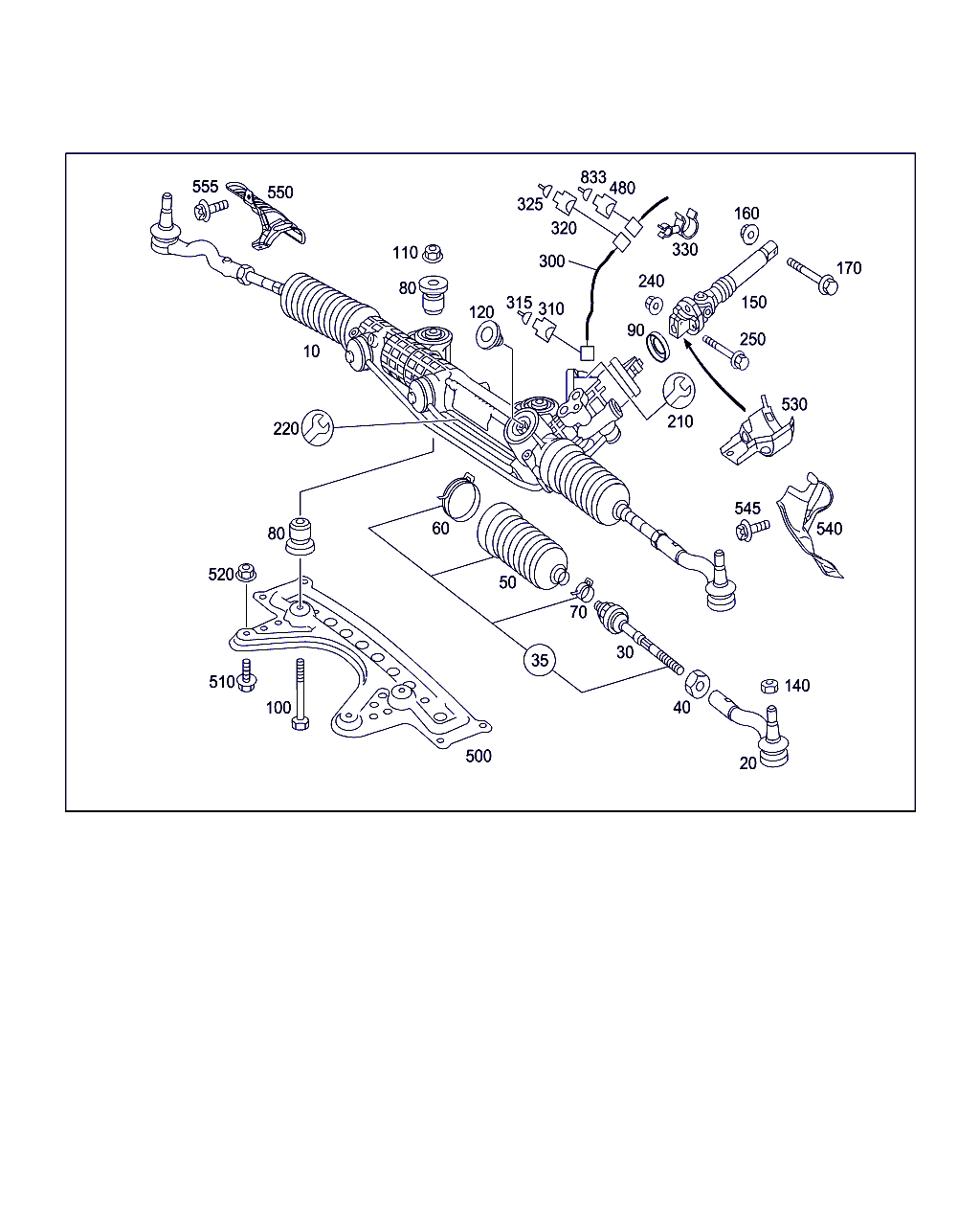 Mercedes-Benz A 211 330 23 03 - Наконечник рулевой тяги, шарнир autospares.lv