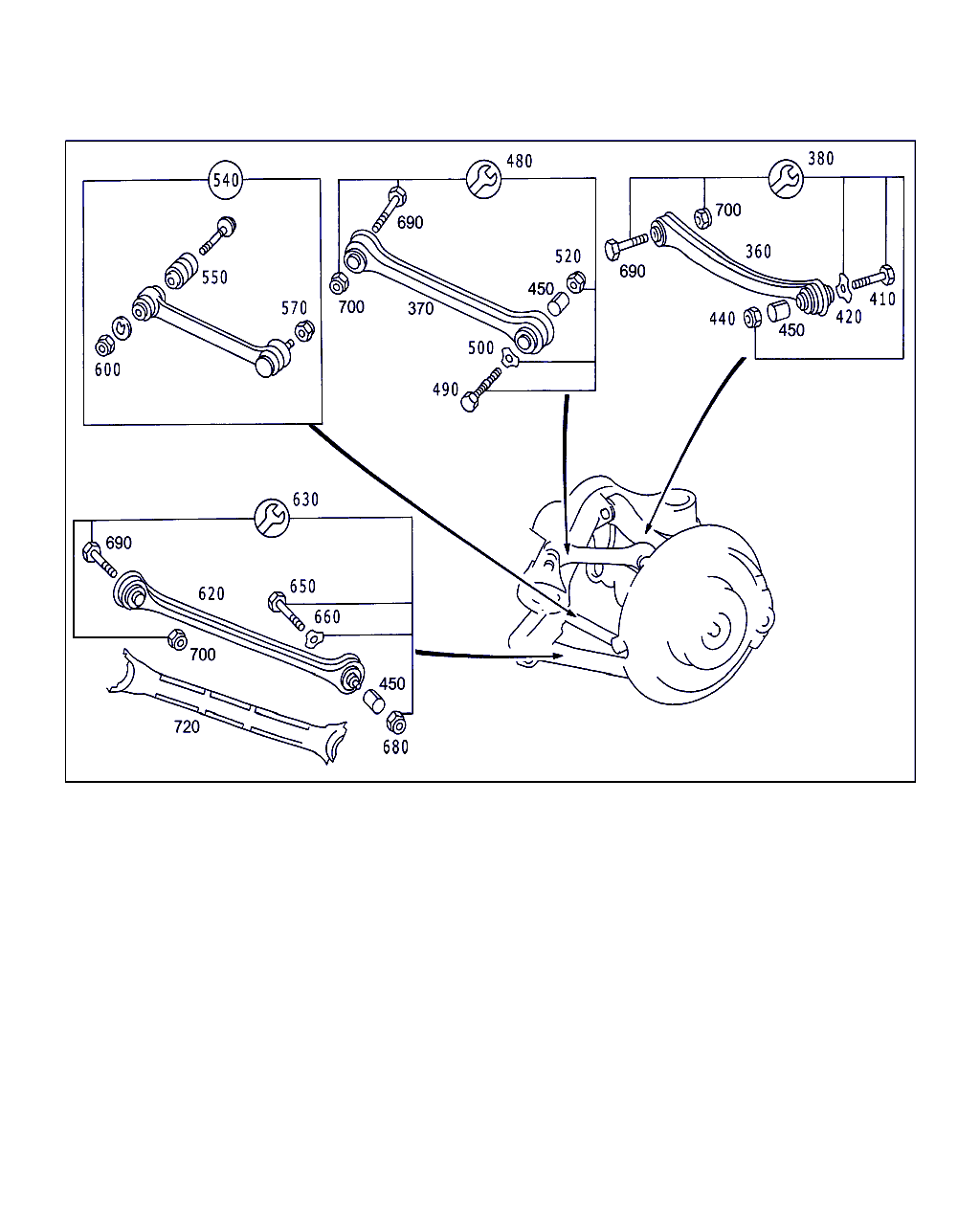 Mercedes-Benz A 210 350 38 06 - Рычаг подвески колеса autospares.lv