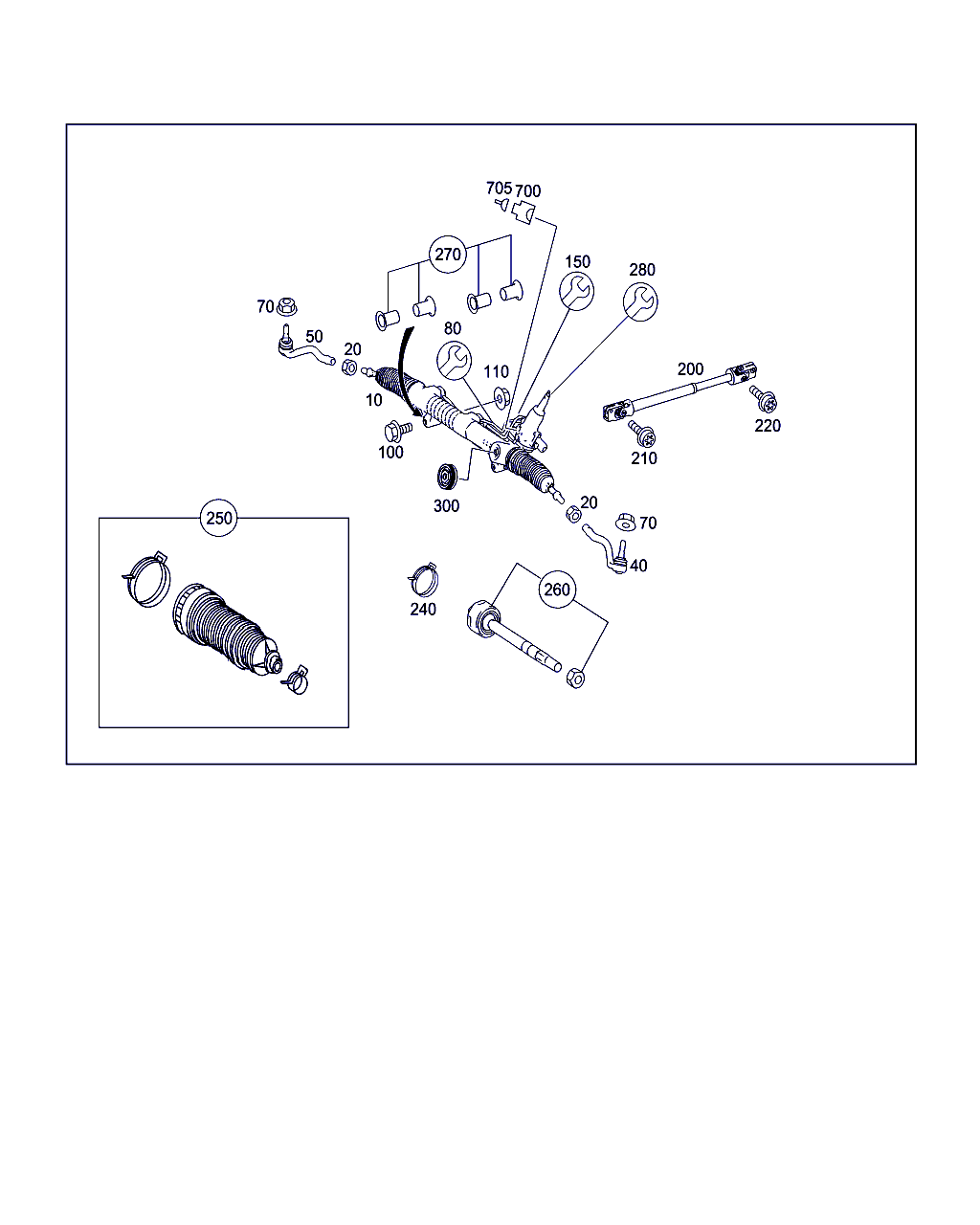 Mercedes-Benz A 164 330 11 03 - Наконечник рулевой тяги, шарнир autospares.lv