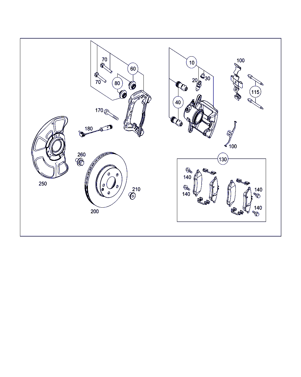 Mercedes-Benz (BBDC) A 005 420 10 20 - Тормозные колодки, дисковые, комплект autospares.lv