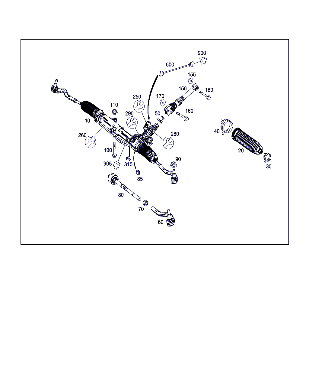 Mercedes-Benz A 212 330 20 00 - Осевой шарнир, рулевая тяга autospares.lv