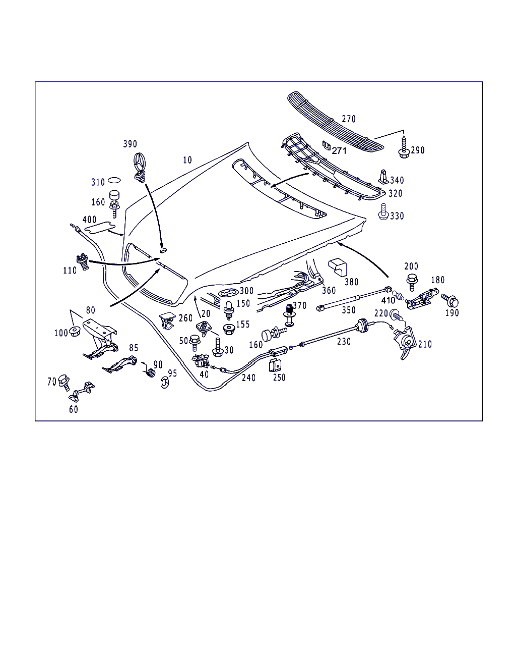 Mercedes-Benz A 210 880 01 86 - Эмблема радиатора autospares.lv