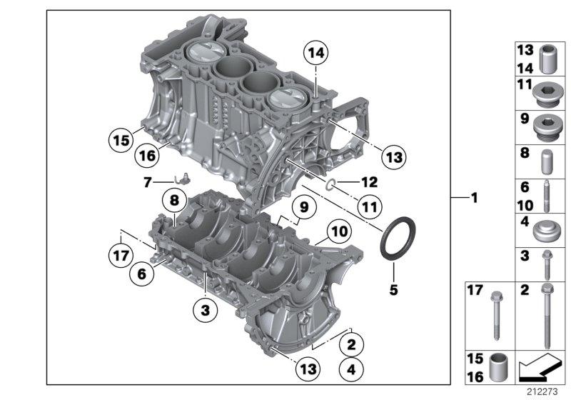 Mini 11 11 7 568 263 - Уплотняющее кольцо, коленчатый вал autospares.lv