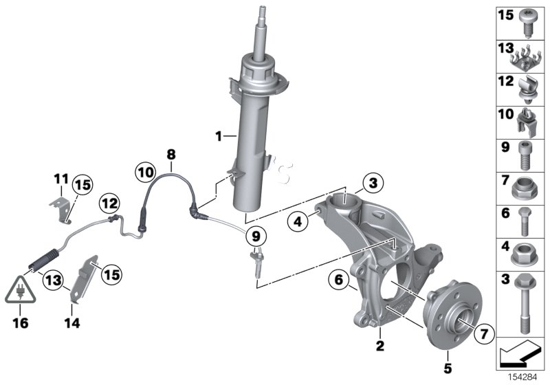 Mini 31 31 6 789 551 - Амортизатор autospares.lv