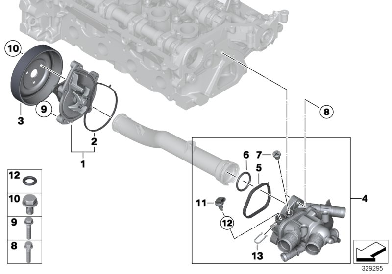 Mini 11 51 7 619 020 - Шкив водяного насоса autospares.lv