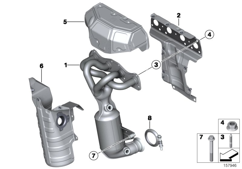 Mini 18407563247 - Катализатор autospares.lv