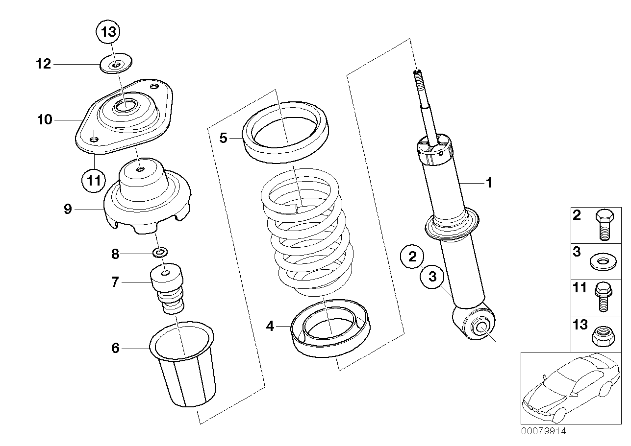 Mini 33 50 6 764 914 - Амортизатор autospares.lv