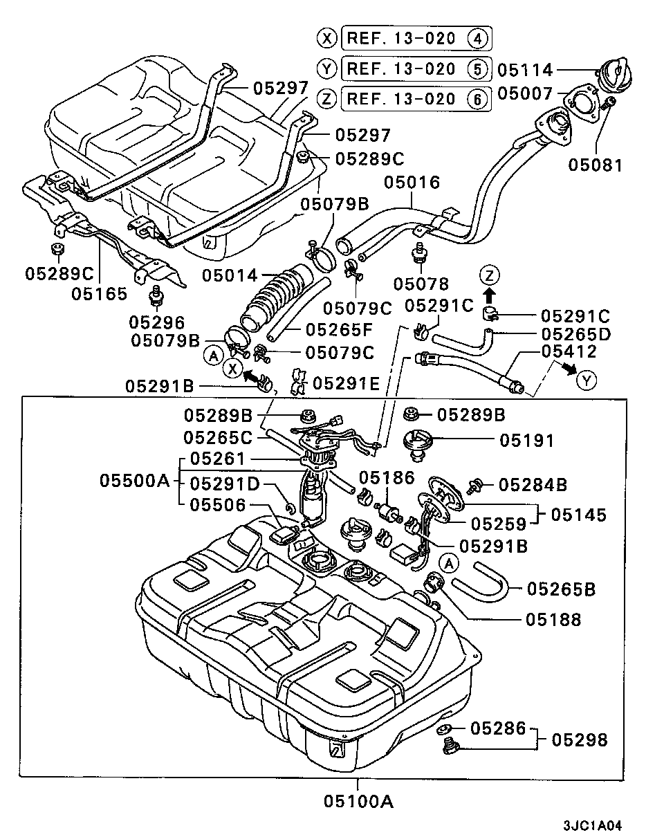 Jeep MB698623 - Топливный насос autospares.lv