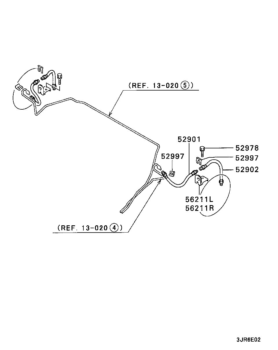 Mitsubishi MB857545 - Тормозной шланг autospares.lv