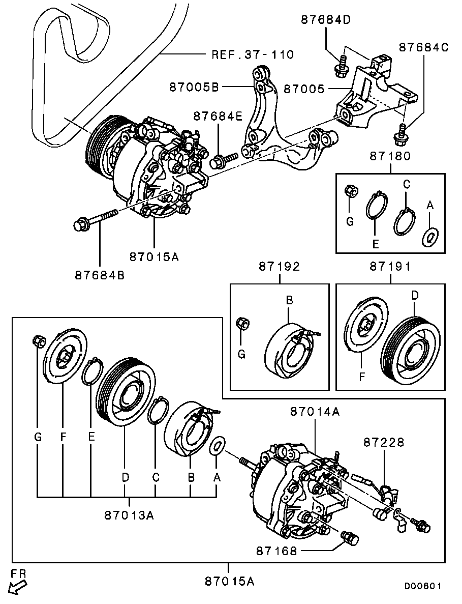 Chevrolet 7813A618 - Компрессор кондиционера autospares.lv