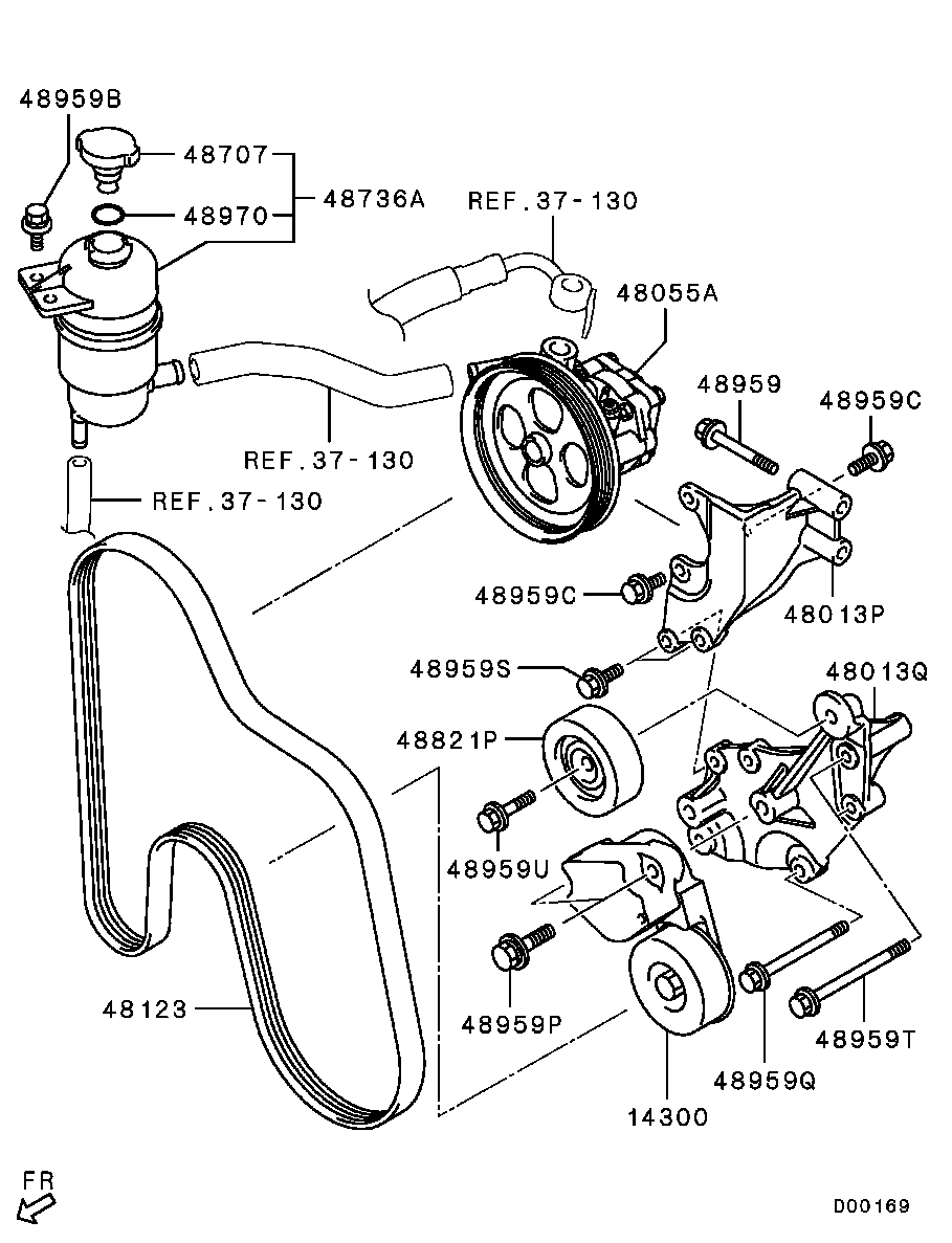 Hyundai 1340A094 - Поликлиновой ремень autospares.lv