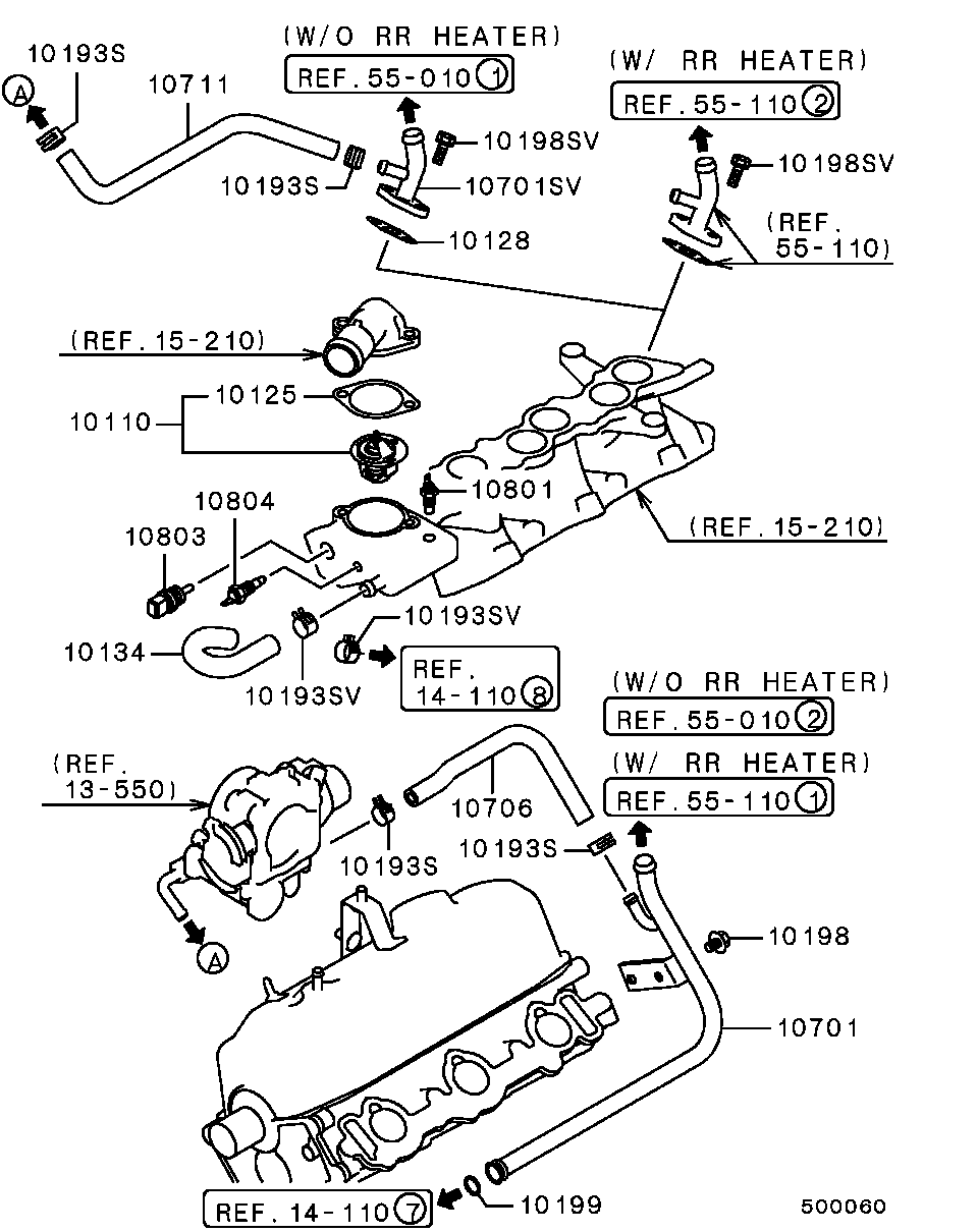 Proton MD972905 - Термостат охлаждающей жидкости / корпус autospares.lv