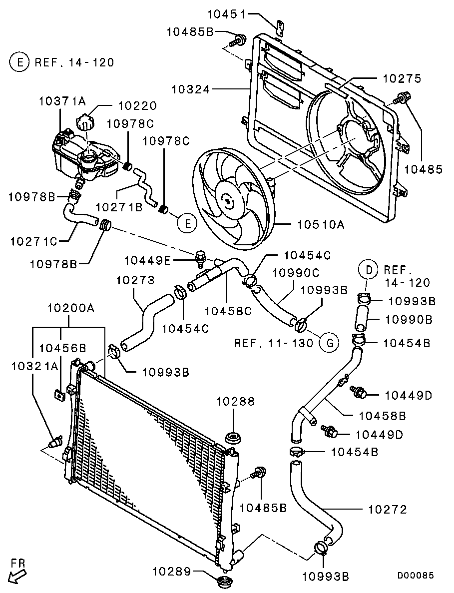 Mitsubishi 1375A041 - Крышка, резервуар охлаждающей жидкости autospares.lv