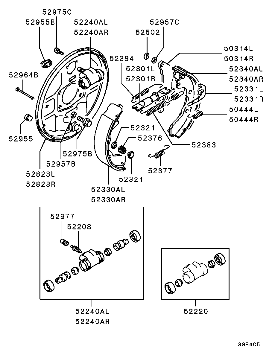 Proton MB193411 - Колесный тормозной цилиндр autospares.lv