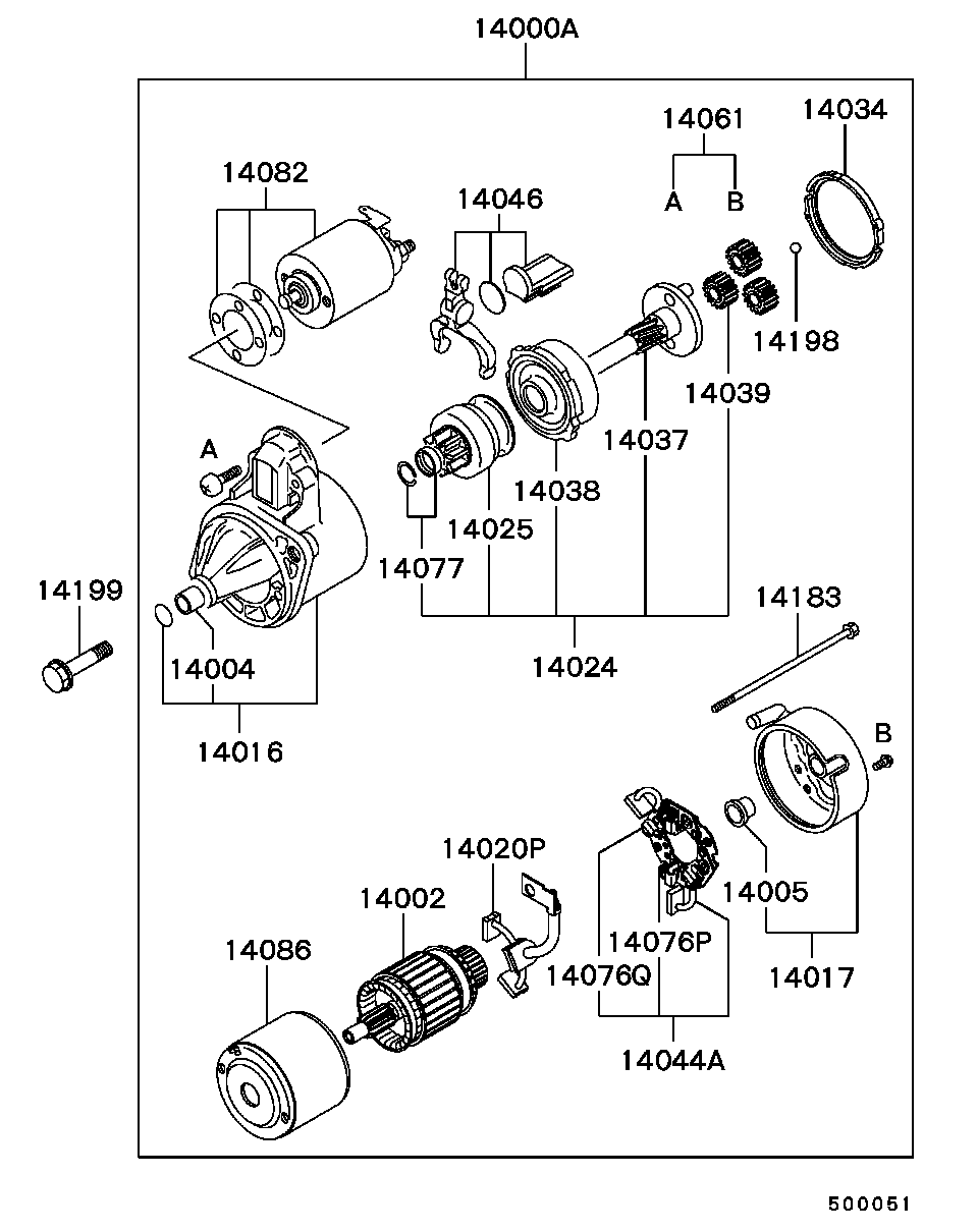 Mitsubishi MD618581 - Тяговое реле, соленоид, стартер autospares.lv