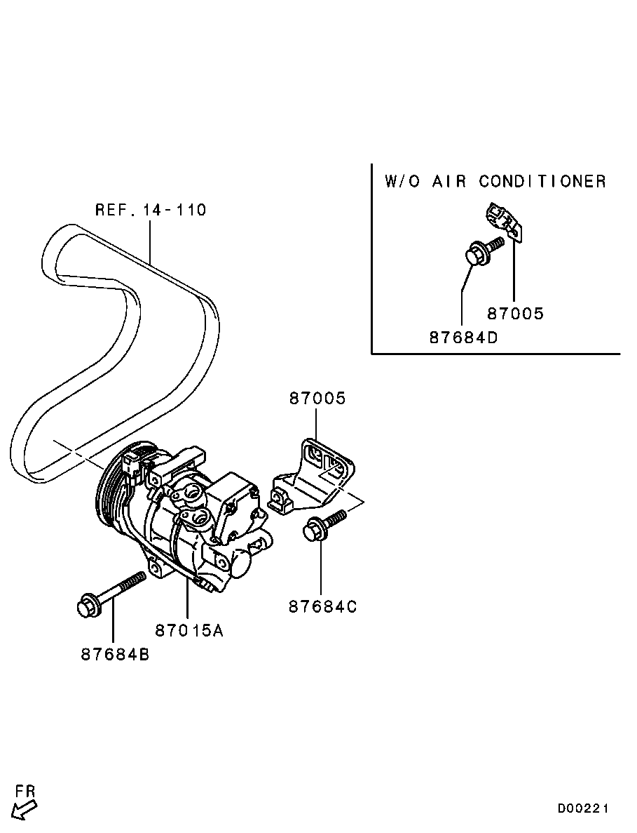 Smart 7813A058 - Компрессор кондиционера autospares.lv