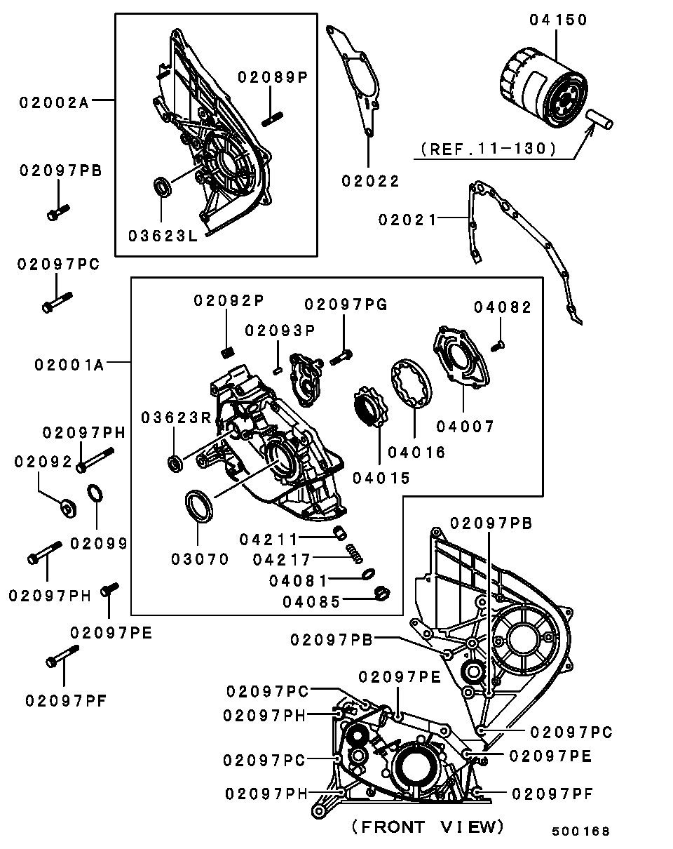 Mitsubishi MD343566 - Уплотняющее кольцо вала, масляный насос autospares.lv