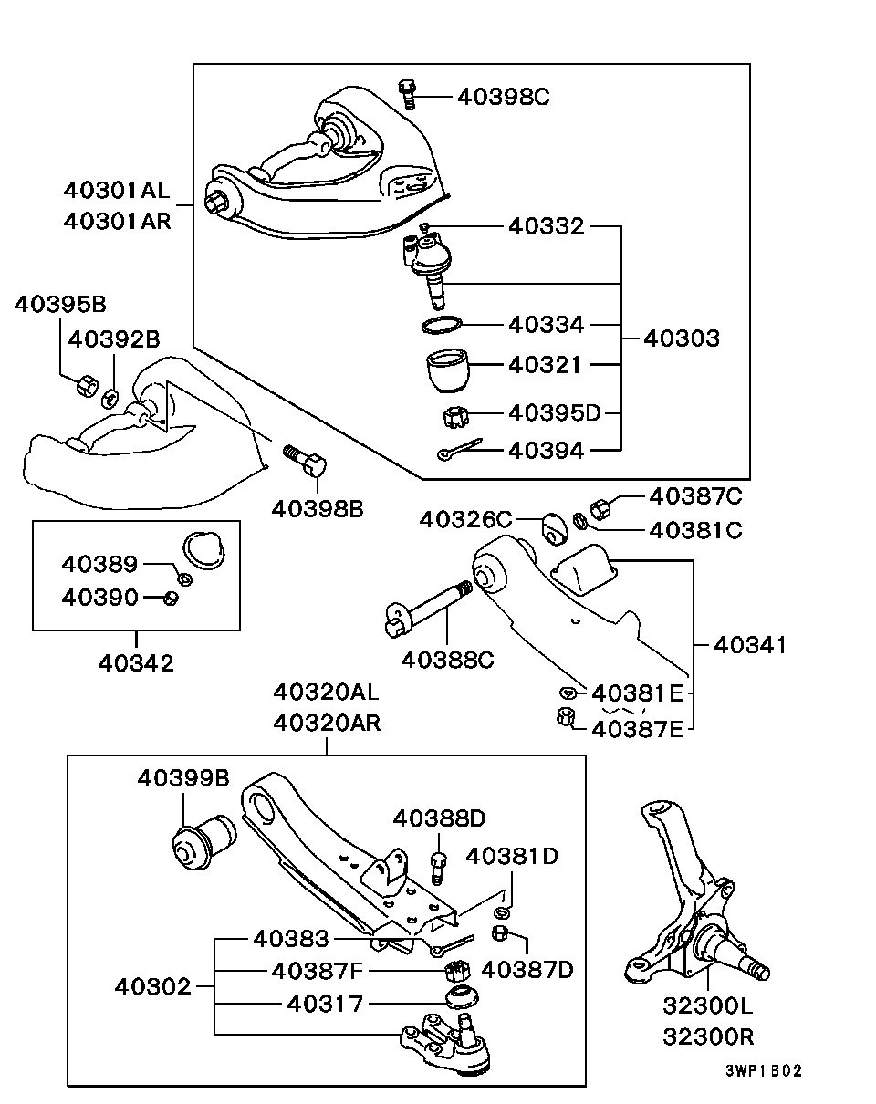 Mitsubishi MR273683 - Рычаг подвески колеса autospares.lv