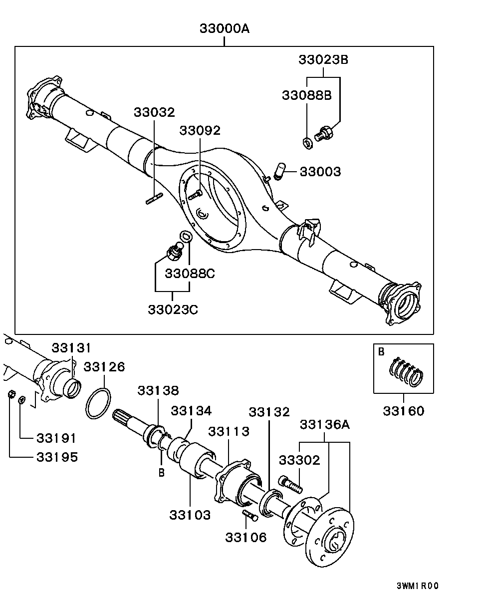 TOYOTA MB393419 - CASE,RR AXLE SHAFT BEARING autospares.lv