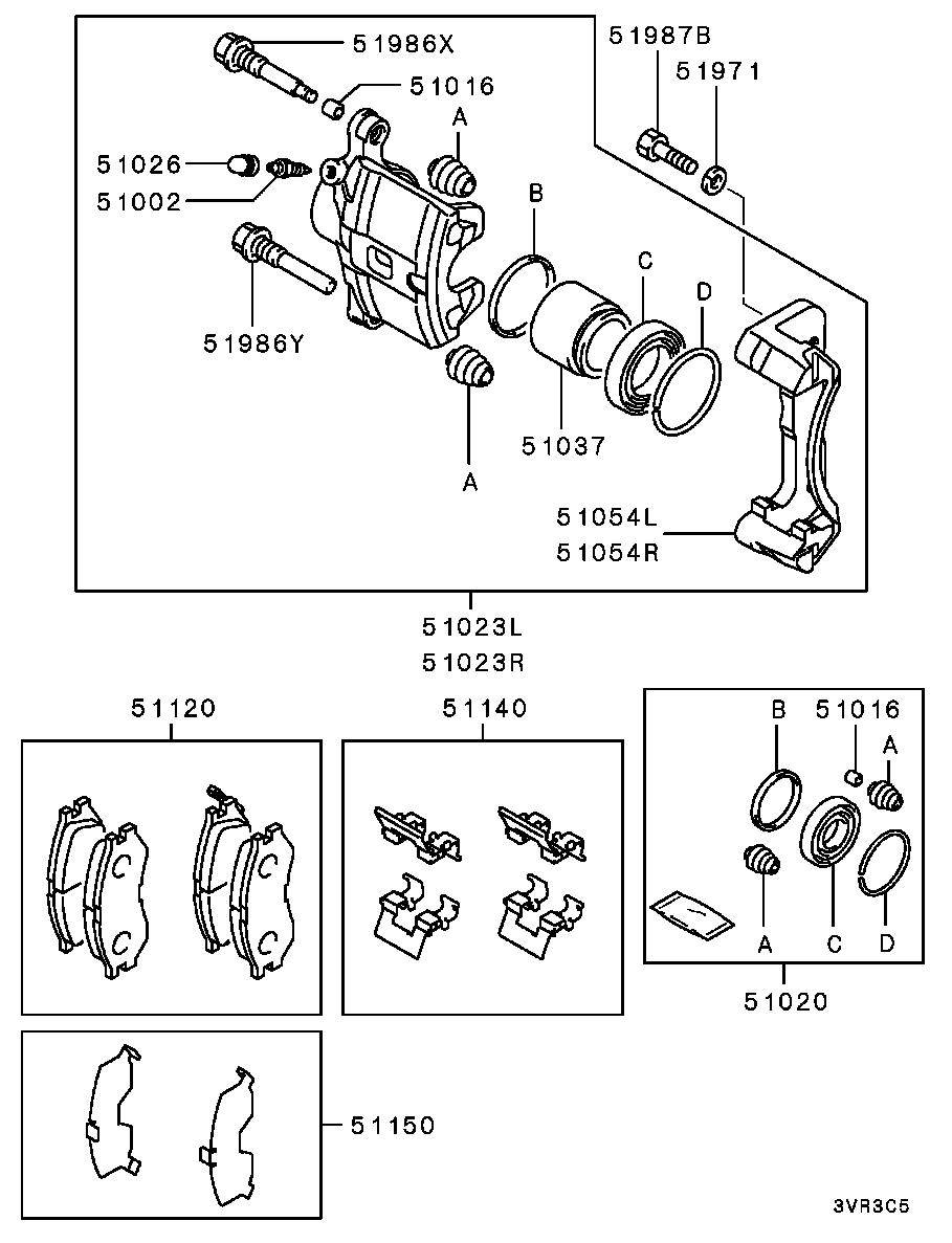 Proton MB928408 - Тормозной суппорт autospares.lv