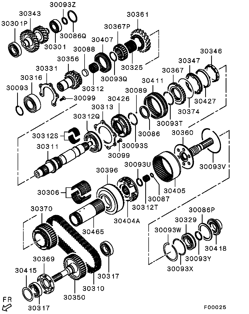 Mitsubishi MD704120 - Подшипник, вал вентилятора системы охлаждения двигателя autospares.lv